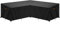 SanGlory V-Shape Garden Furniture - Waterproof Patio Sofa Couch Cover, Heavy Duty Oxford Outdoor Rattan Corner Sofa Cover Anti-UV, 270x270x90/90x65cm