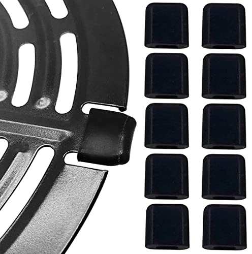 BODYA 10 Pieces Air Fryer Rubber Bumpers Rubber Anti-Scratch Protective Covers Air Fryer Grill Pan Pots Rubber Feet Air Fryer Replacement Parts for Air Fryer Grill Pan Plate Tray