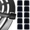 BODYA 10 Pieces Air Fryer Rubber Bumpers Rubber Anti-Scratch Protective Covers Air Fryer Grill Pan Pots Rubber Feet Air Fryer Replacement Parts for Air Fryer Grill Pan Plate Tray