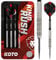 KOTO - King Rush 90% Darts 26 G, Silber, Darts Set inkl. 3 Barrels, 2 SetsFlights + Shafts & Dartwallet, Firm Ringgrip