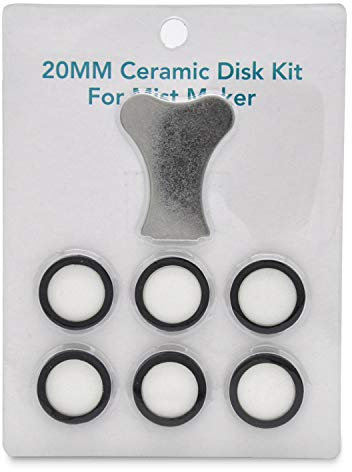 KVSERT 7-teiliges Nebelmacher-Wartungsset, Keramikscheibe, Keramikscheibe, Schlüssel, Ersatzteile, Kits für