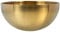 CALLARON Stainless Steel Salad Bowls - 1.5L Large Gold Serving Bowl, Metal Nesting Decoartive Mixing Bowl for Soup, Pasta, Snack,Cooking, Baking Prepping, 20 x 20 x 9 cm
