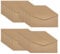 WYAN Einladungskarten Leer-40 Stück 105×215mm Kraftpapier Umschläge,Umschlag mit dreieckiger Klappe im Western-Stil,für Geschenkkarten Geburtstag, Hochzeit,Partyzubehör(Braun)