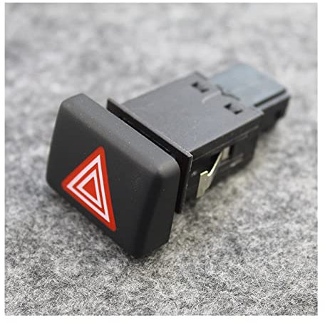 HAN-store 8ED941518 8ED959903 Bouton de couverture factice Espiègler Interrupteur de rideau avertisseur interrupteur d'urgence A4 2003-2008 8ED941509 8ED927134C helpful ( Color : Warning Switch )