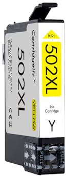 Cartridgeify 502 XL Gelb Druckerpatronen Kompatibel mit Epson 502 502XL Y Tintenpatronen Multipack, für Expression Home XP-5100 XP-5105 XP-5150 XP-5155, Workforce WF-2860 WF-2865 WF-2880 WF-2885