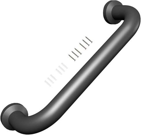 40,6 cm Treppen-Handgeländer Sicherheitsgriff Eisen Outdoor Deckschiene Sicherheitsgriff Bar Geländer Indoor & Outdoor Deck Handlauf Rustikaler Rohrgriff Silber Edelstahl 2 Stück