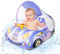 Flotador Bebe con Sombrilla Ninonly Flotador de Piscina para Niños de Protección Solar UPF50+ Extraíble Flotador Bebe Inflable Ideal para Niños Piscina de Natación para Niños de 3 A 36 Meses Morado