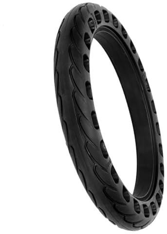 CATAZER - Neumático sin cámara para bicicleta de 14 pulgadas, 14 x 1.75 pulgadas, a prueba de explosiones, sin aire para bicicleta eléctrica (negro)