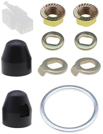 M14 E-Bike Nuts & Bolts Set - Hub, Axle, Lock Nuts & Washers