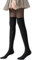 EUPSIIU Collants Femme, Collant Noir Fantaisie effet Bas, Leggings Femme, Femme Transparents Taille Haute, ELasticité Legging Collant, Collants Lisses Pantalon pour Femmes Dames Filles (Noir)
