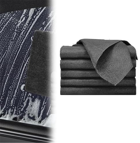 Serenosole AquaGlide - Paños absorbentes 2024, paño de limpieza mágico grueso, toallas de limpieza de microfibra, reutilizables, sin rayas y sin pelusas, 30 x 30 cm (10 unidades)