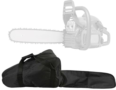Kettensägenkoffer 20 -Zoll -Kettensägen -Hülle 20 Zoll Universal Chainsaw Bag Oxford Stoffkettensäge Aufbewahrung mit Griff Reißverschluss Kettensägen Aufbewahrungsbeutelzubehör Zubehör