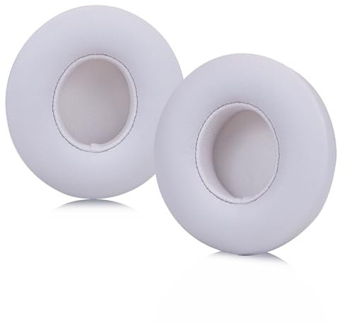 SINOWO Coussinets de rechange pour casque supra-auriculaire sans fil Beats Solo4, coussinets avec isolation phonique en mousse à mémoire de forme, cuir protéiné doux, rose nuage