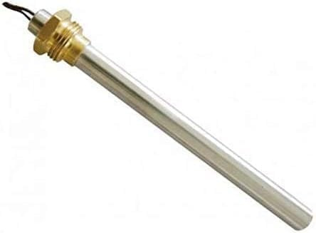 Jpshop Zündkerze Pelletwiderstand Länge 150-160 mm, Durchmesser 9,9 mm, 280 W, Anschluss 3/8 für Pelletöfen Karmek One, Lincar, Lms, Ungaro, Vibrok, Deville