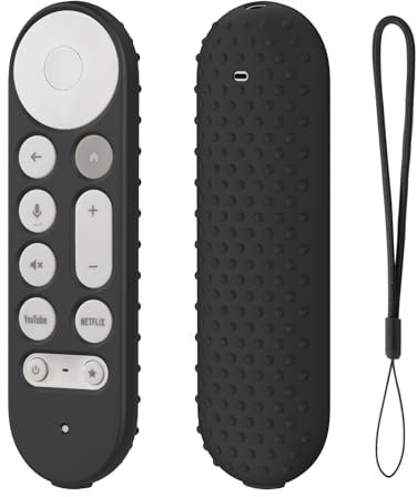 TINGYR Funda Compatible con Google TV Streamer 4K 2024, Protección de Ajuste, Anti-Rasguños, Carcasa Compatible con Google TV Streamer 4K 2024.(Negro)