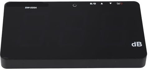 Wandmontiertes Dezibelmessgerät 9,6-Zoll-LCD-Bildschirm 30-130 DB Schallpegelmesser für Büro