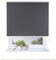 Rollmayer Verdunklungsrollo Thermorollo mit Bohren, Seitenzugrollo Thermo Rollo fur Fenster und Tur (Thermo-Graphit,150x220 cm (BxH))