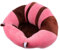 JOINPAYA Kinderstuhl Sofa Babysofa Stuhl Neugeborenenbezug Aufblasbarer Babysitz Duschstuhl Für Bodensitzstuhl Halten Sie Weich Bodensitz Rosa Kristall Superweiches Plüschmaterial