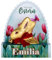 Herz & Heim® Personalisierter Schokoladen-Osterhase – Individuelle Geschenkverpackung mit Name – Ostergeschenk mit liebevollem Design – 100 g Vollmilch-Schokoladenhase – Geschenkidee zu Ostern