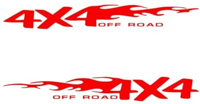 Car Stickers for Dodge Ram 1500/2500, 2PCS 4X4 Off-Road Sticker Stripe Decoration Car Stickers Vinyl