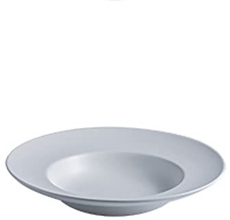 ETZRYSYB Platos llanos de cerámica redonda esmaltada de porcelana esmaltada para ensalada (A)