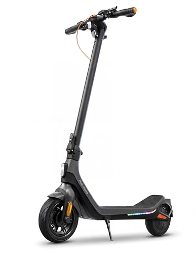 LAELIN RS-Serie E-Scooter mit Straßenzulassung und Fingerprint Sensor (20 km/h, bis zu 85km Reichweite, 45% Steigung, Schlauchlos, Dual-Bremsen, Display, App, TCS)