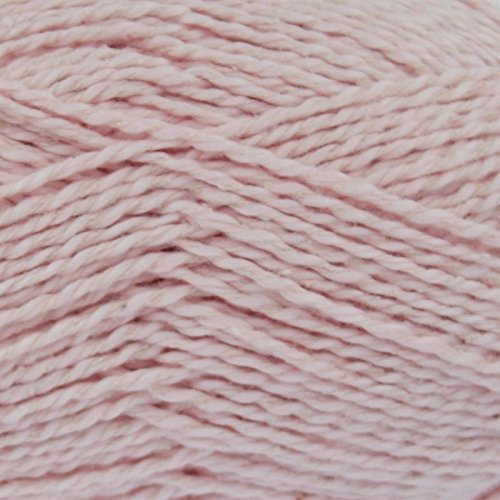 King Cole Finesse Cotton Silk DK Yarn - 50g Ball - Luxury Double Knitting Wool with 70% Cotton and 30% Silk Blend for Knitting and Crochet (2812 Soft Pink)