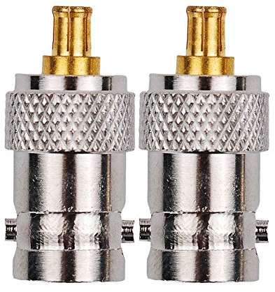 OxoxO BNC weiblich auf MCX männlich RF Koax Adapter Stecker für SDR Rio DSO tragbares digitales Oszilloskop Sonden (2 Stück)