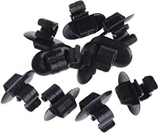 JENOR Lot de 10 clips de fixation en plastique pour capot de Citroën, Peugeot, Opel, Vivaro