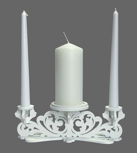 Magik Life Unity Kerzenhalter, Einheits-Kerzenständer, Kerzenhalter, Hochzeitsgeschenk, Zeremonie, Dekoration, Hochzeitsdekoration, Mittelstück (groß)