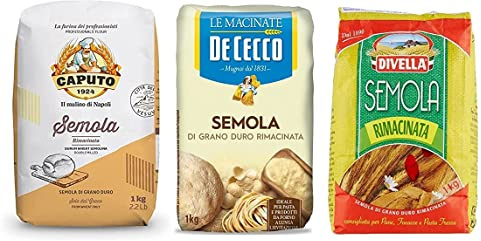 TESTPAKET De Cecco Divella Caputo Semola Grano Duro Rimacinata Hartweizengries