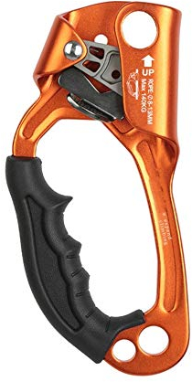 MBLUE Kletter-Handaufsteiger-Gerät für Kletterausrüstung (linke Hand: Orange)