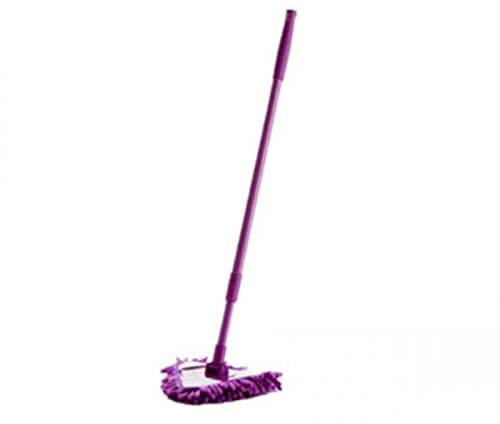 Mocio di Pulizia Mop Pulito Triangolare Rotante Regolabile con Maniglia telescopica Multifunzionale con Panno di Ricambio for la Pulizia della casa (Color : 06)