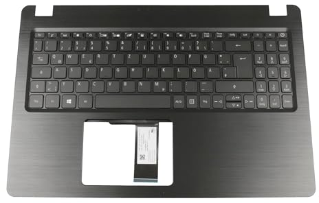 acer Aspire 5 (A515-52G) original Tastatur inkl. Topcase DE (deutsch) schwarz/schwarz mit Backlight