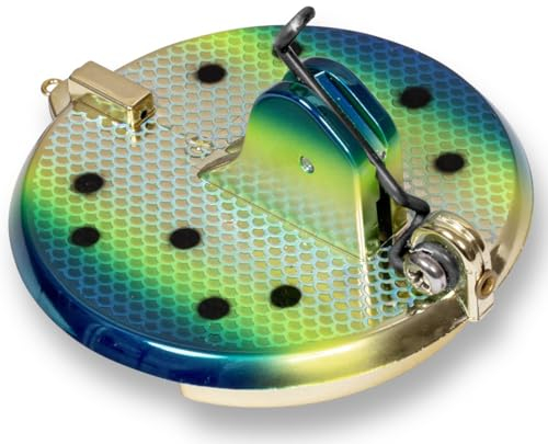 Rhino Tauchhilfe zum Schleppangeln auf Meerforelle 135g 9,5cm Flexi Diver, Farbe:Gold Swedish Flag