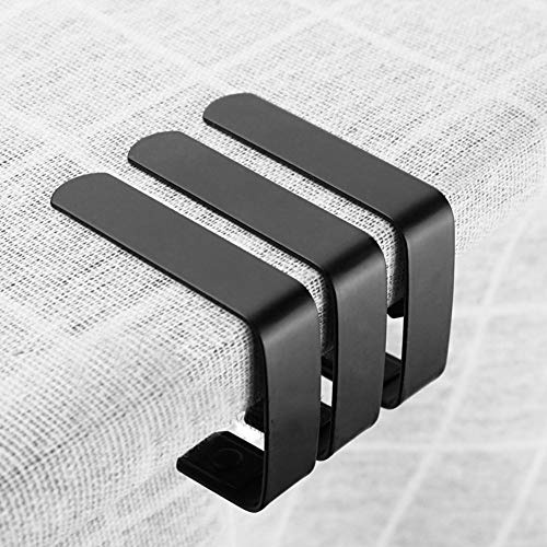 Tischdeckenklammern Edelstahl 4 Stück 5 x 4 cm für Tische | Edelstahl, Tischdeckenhalter für Partys, Picknicks und Restaurants, Passend für Tischplatten, 4er Set