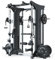 ATLETICA Dual | Multipresse | Doppelseitige Smith Maschine Kraftstation mit Steckgewichten | Studio Qualität | 472kg Eigengewicht | Training zu zweit