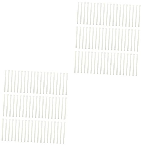 Garneck 200 STK Vertikale Vorhangfolie Jalousien Ersatzteil Blinde Ersatzplatten Reparaturclips Für Vertikaljalousien Schiere Vertikale Jalousien Jalousienteil Etikett Plastik Weiß Fenster