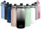 BOZ Trinkflasche Edelstahl – Trinkflasche Edelstahl 1l – auslaufsichere Thermosflasche 1l – BPA-freie Isolierflasche – Trinkflasche geeignet für Kohlensäure – für Sport (Farbverlauf Schwarz)
