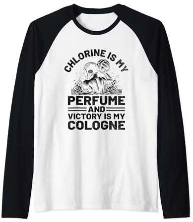Chlor ist mein Parfüm und Victory Is My Cologne Water Polo Raglan