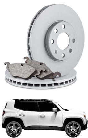 KIT FRENI ANTERIORI (PASTIGLIE E DISCHI) per JEEP Renegade SUV 1.6 CRD 88 kw anno 2014-2023