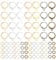 GOMAKERER 140 Pcs Brass Round Hoop Huggie Earring Hooks, Mixed Color Leverback Earring Hooks with 140 Pcs Brass Open Jump Rings Lever Back Earwire French Hook Clasps for DIY Earring Making