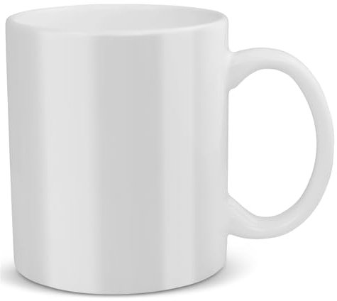 22Feels Hochwertige Sublimationstassen mit Orca-Beschichtung Blanko Sublimation, 325ml (11oz), Spülmaschinenfest, Werbetassen Weiss und Mehrfarbig (Weiss, 5er Set)