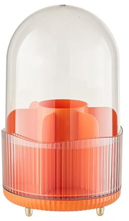 Woedpez Boîte de rangement pratique pour pinceaux de maquillage rotatif à 360° - Solution de rangement pour les amateurs de beauté