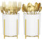 Lifewit Cutlery Holder, BPA-Free Plastic Cutlery Drainer & Drying Rack, Kitchen Organiser for Spoons, Forks, Knives,Utensil, 2 Pack
