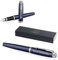 PARKER IM Core Fountain Pen with Engraving, Premium Pen, Gift Box, Blue Ink, Personalised Gift, Name, Engraved, Fountain Pen, Birthday Gift Idea (Matte Blue C.C.)