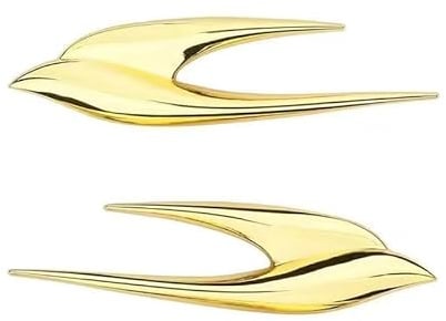 WENINETIES Auto Emblem Aufkleber für Mercedes Benz AMG GLC 43 2017-2023 2024-2025, Abzeichen Buchstaben Aufkleber Autoaufkleber Kühlergrill Front Motorhaube Kofferraum,Gold