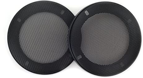 Sound way 2x professional 3.5 inch / 8.7 cm speaker grill steel cover mesh pair