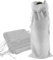 Wine Drawstring Bag, 12pcs Simple Linen Fabric Wine Bottle Gift Bags Champagne Decorative Cover for Travel Wedding Birthday Celebration Party(White)
