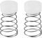 sourcing map 2 Stück Rückschlagventil Gummi Metall Dichtung Pads Frühling für Rückschlagventil Kompressor Luftkompressoren 15mm Durchmesser
